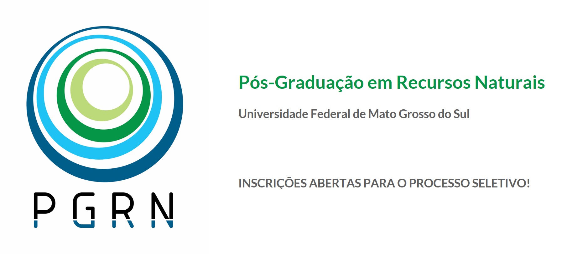 PGRN - Programa de Pós-Graduação em Recursos Naturais da UFMS